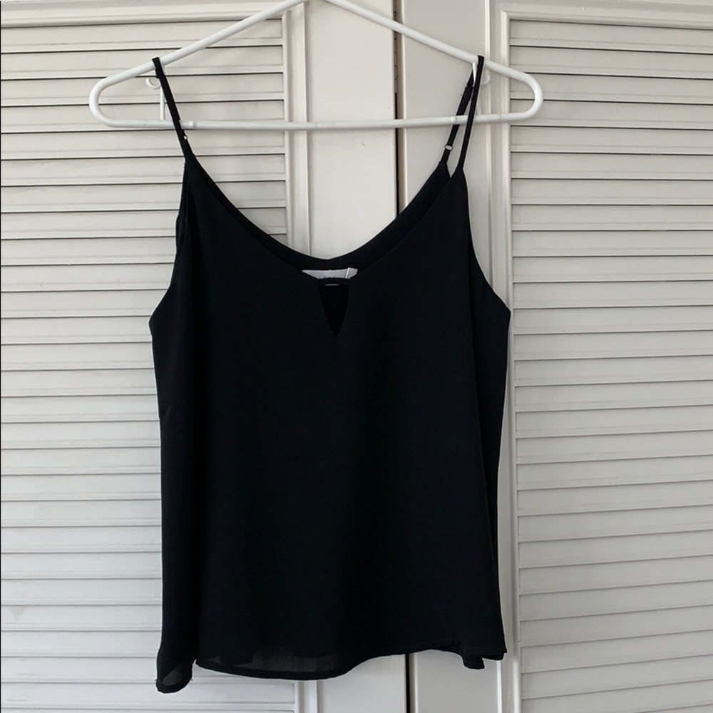 Black Tank with Keyhole